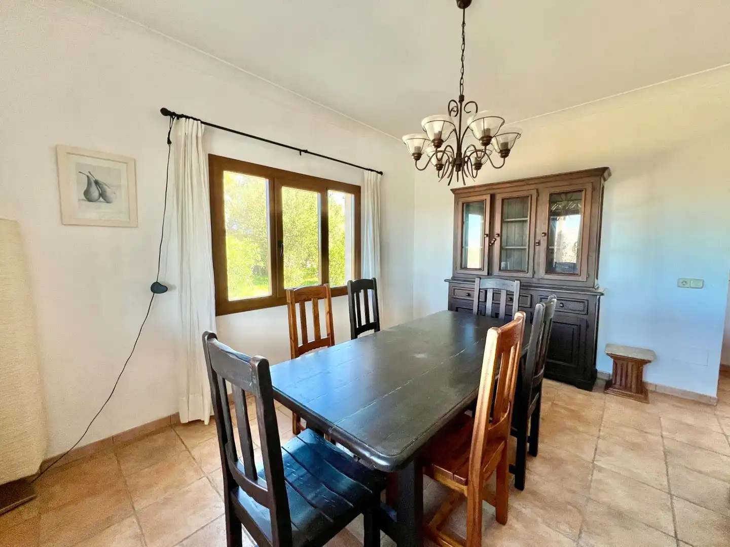 Comedor de Finca rústica de alquiler en Campos con Aire acondicionado, Calefacción y Jardín privado