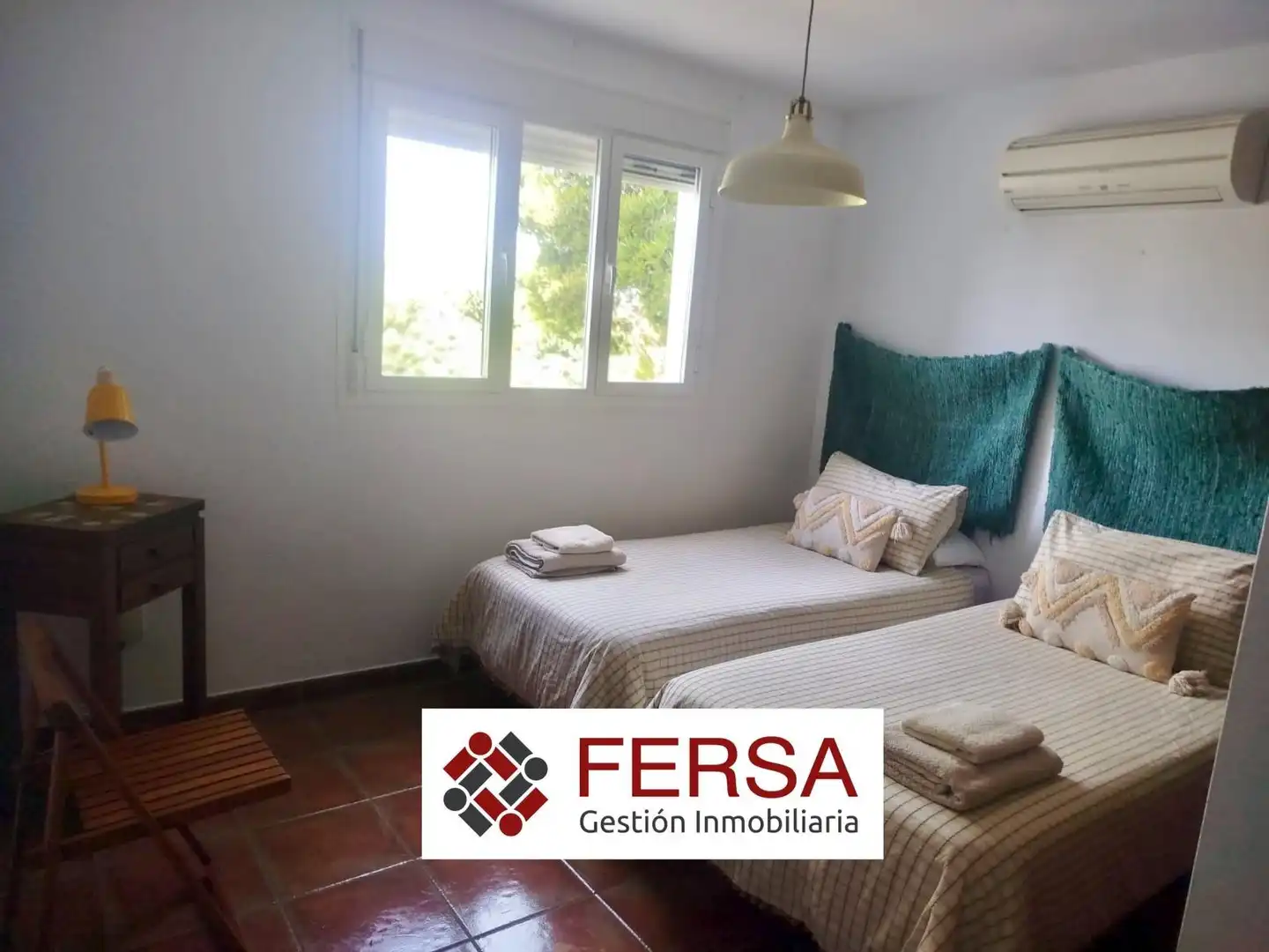 Bedroom of Flat for rent in El Puerto de Santa María  with Air Conditioner, Heating and Private garden