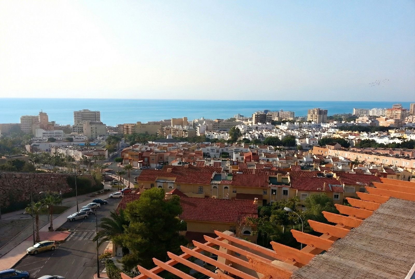Vista exterior de Piso en venta en Roquetas de Mar con Aire acondicionado, Terraza y Amueblado