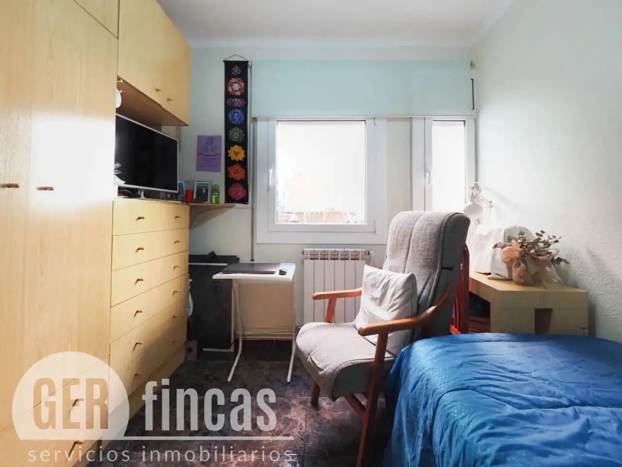 Schlafzimmer von Wohnung zum Verkauf in Terrassa mit Heizung und Alarm