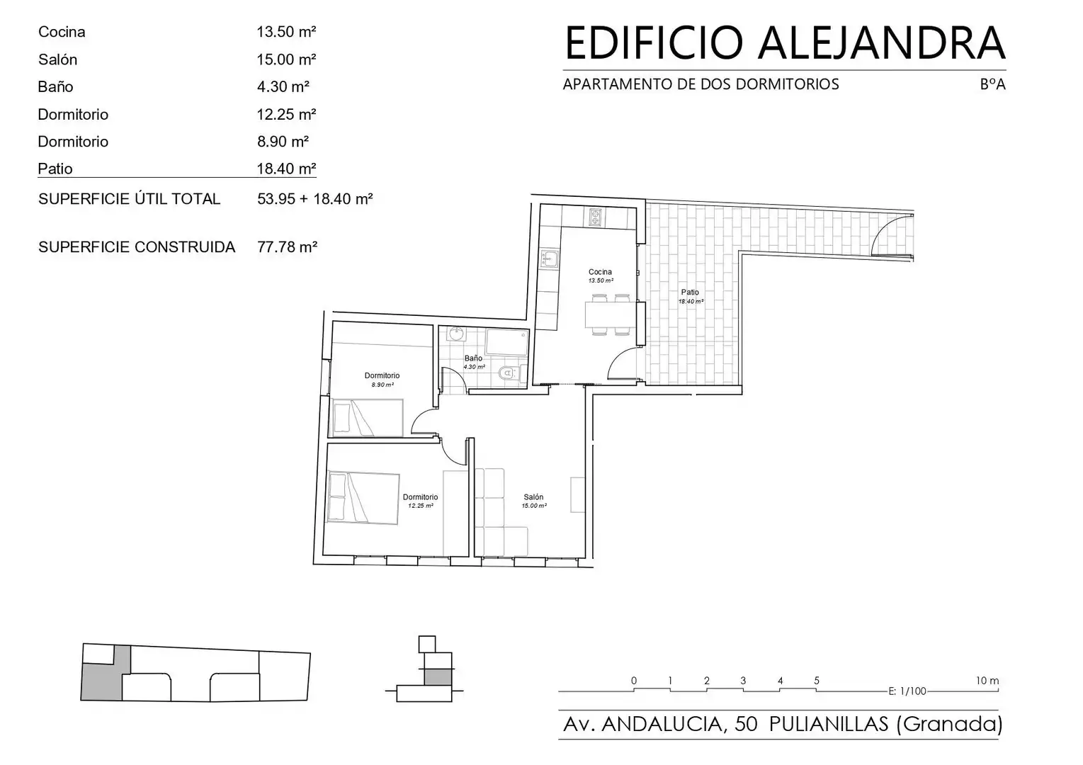 Flat for sale in Avenida Avenida de Andalucía, 50, Pulianas