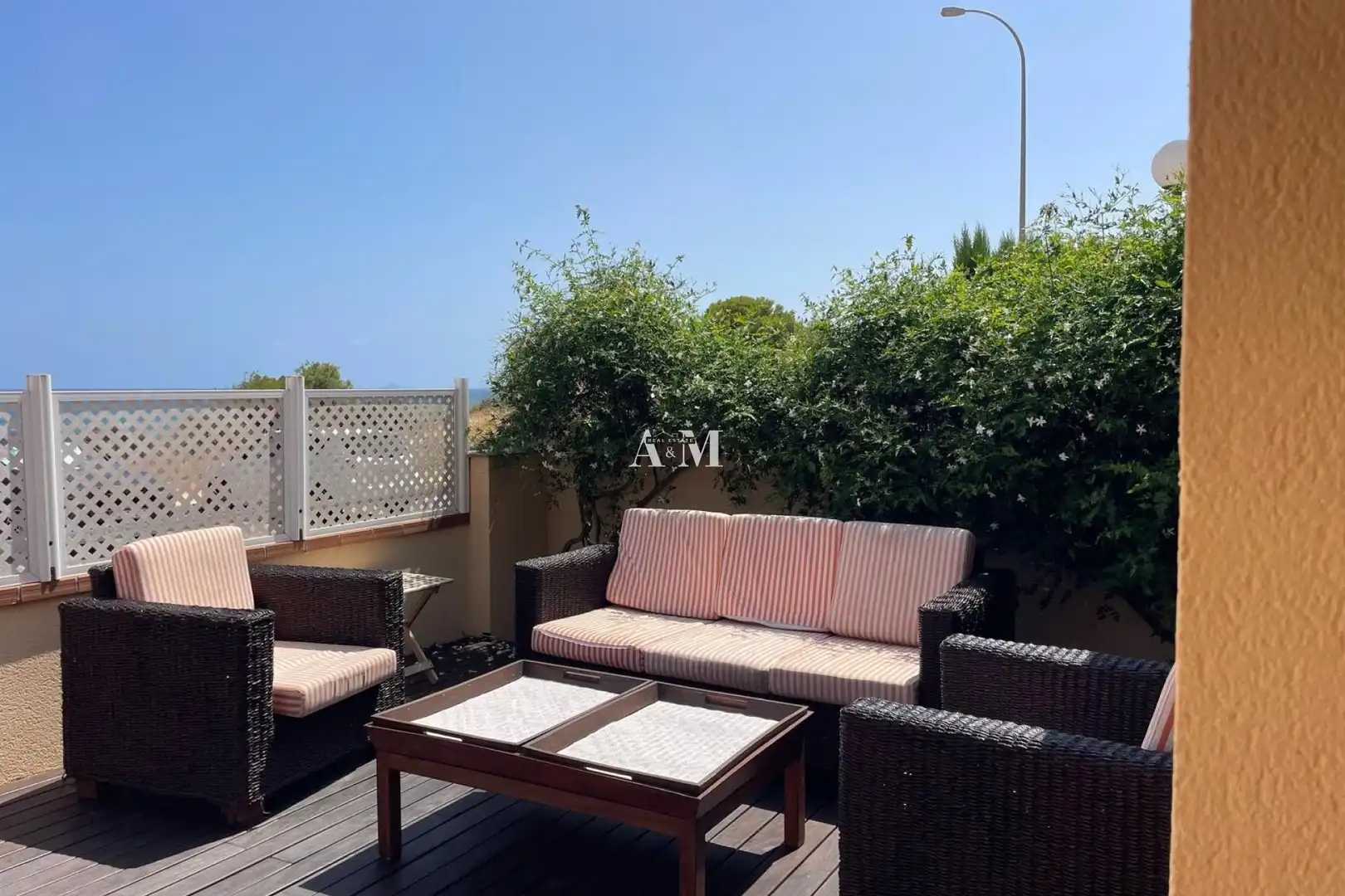 Terrassa de Casa o xalet de lloguer en Orihuela amb Jardí privat, Terrassa i Moblat