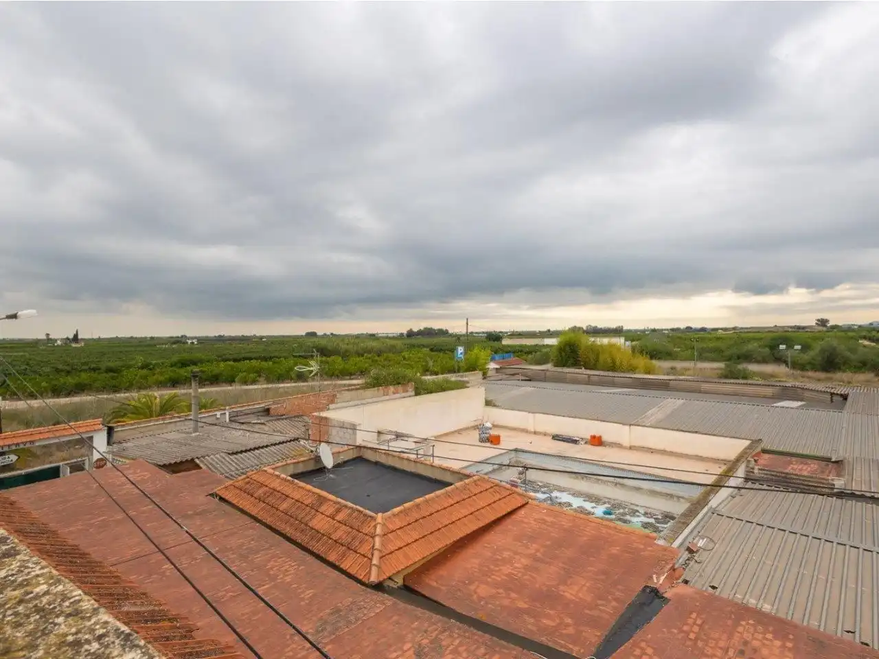 Terraza de Finca rústica en venta en Algemesí con Aire acondicionado, Calefacción y Jardín privado