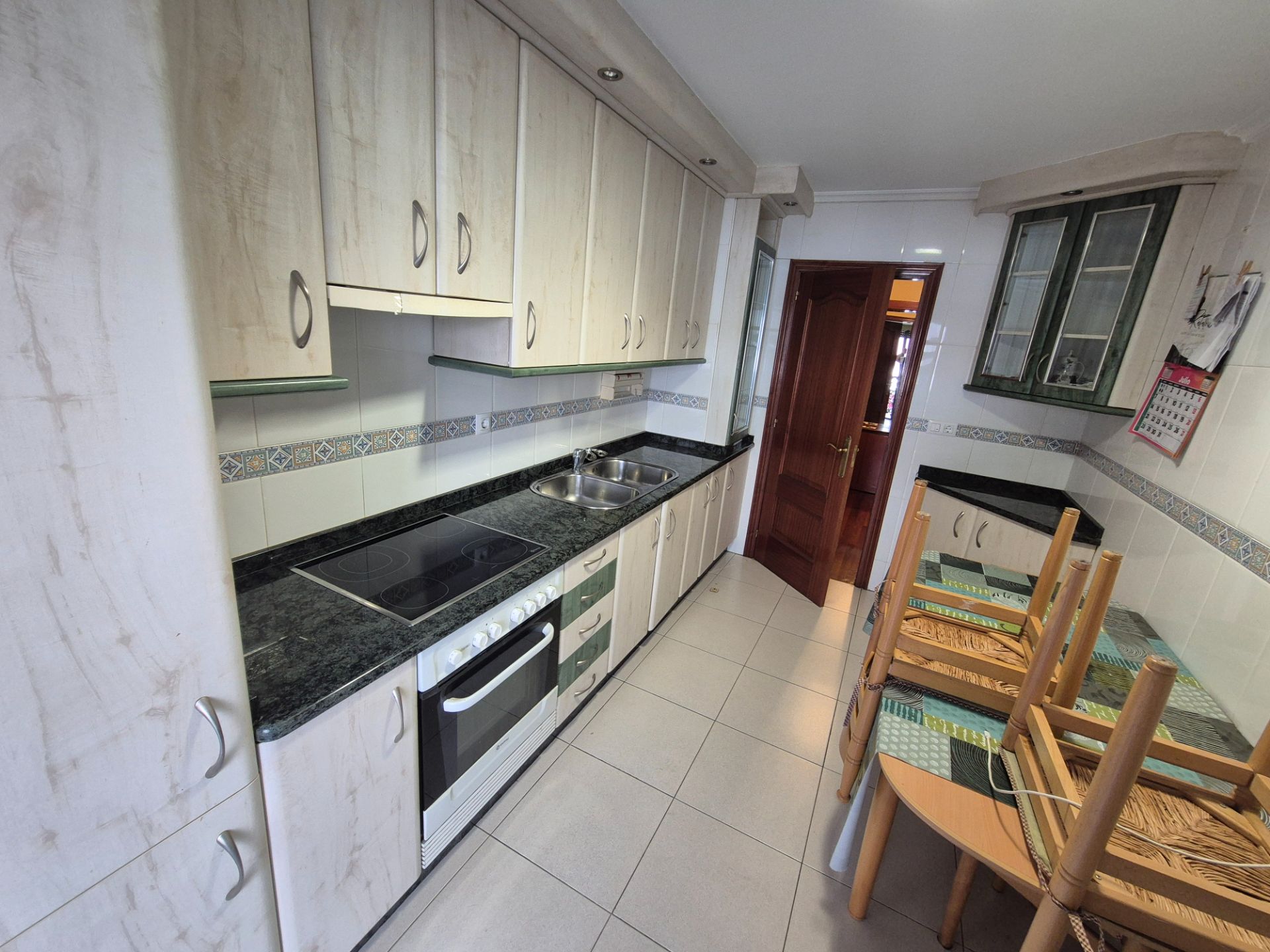Kitchen of Flat for sale in Ourense Capital   with Heating, Parquet flooring and Storage room