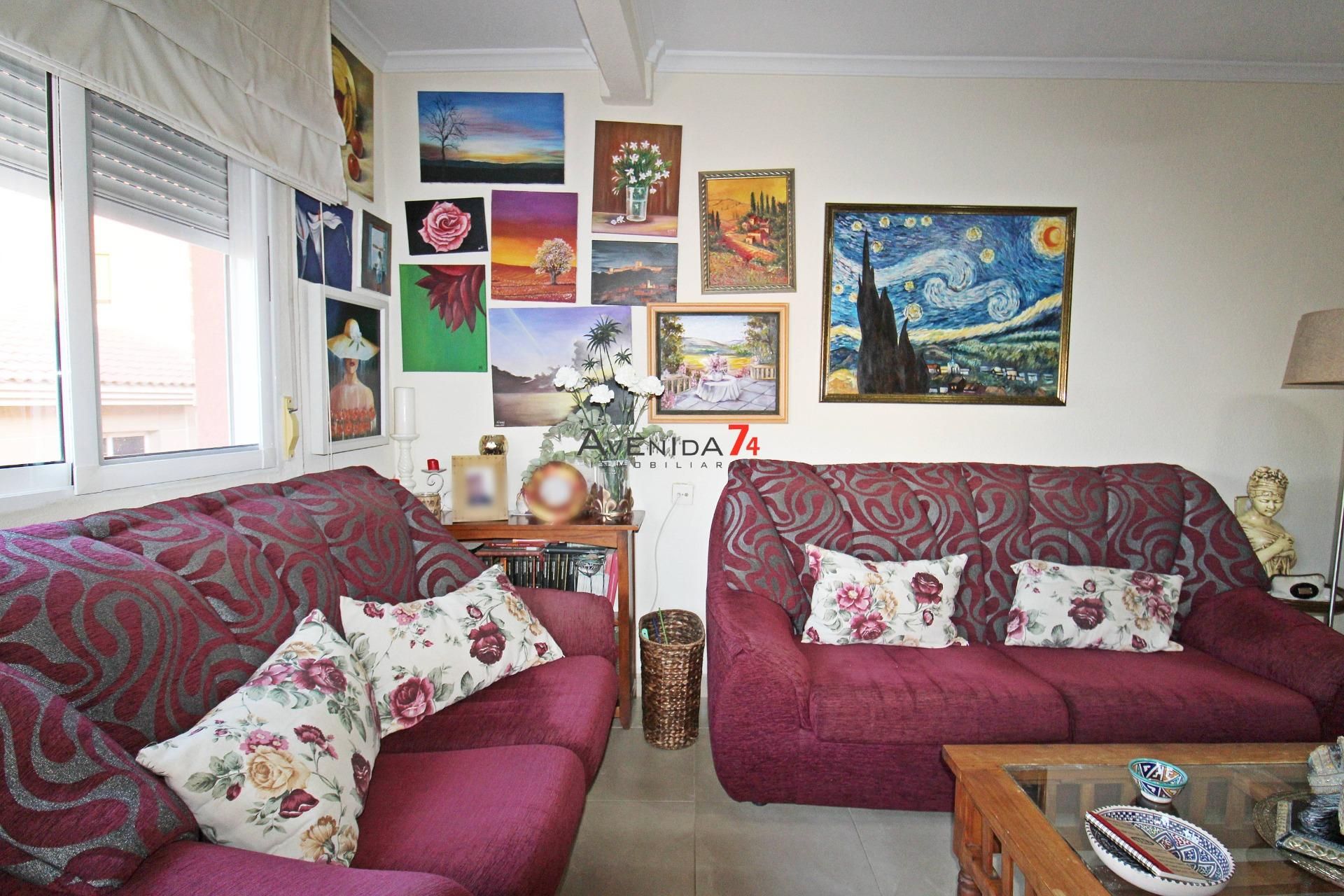 Living room of Flat for sale in Lorca  with Air Conditioner and Balcony