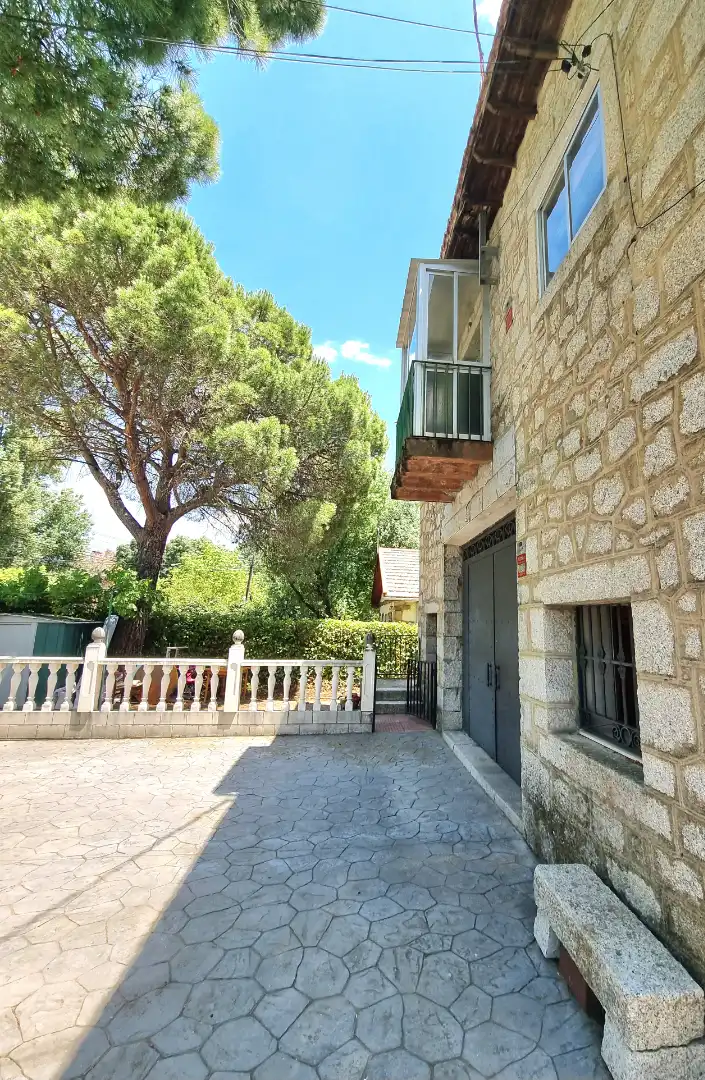 Vista exterior de Casa o xalet en venda en Hoyo de Manzanares