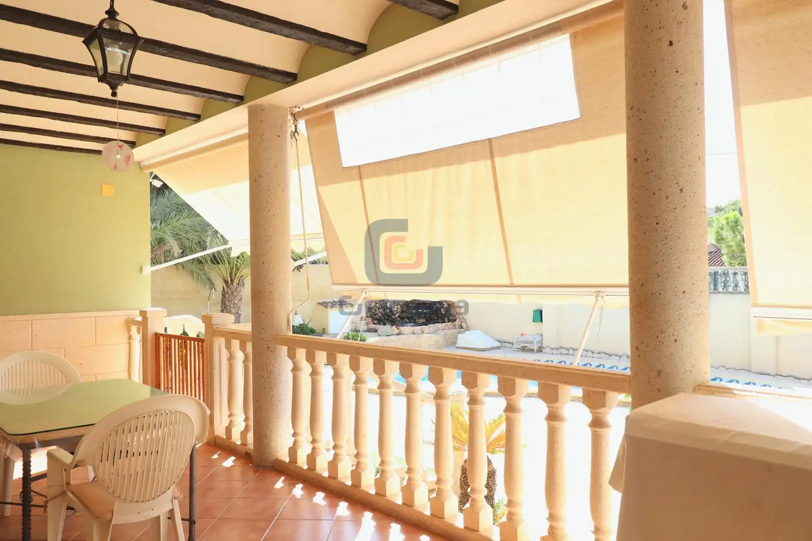 Terrassa de Casa o xalet en venda en San Vicente del Raspeig / Sant Vicent del Raspeig amb Aire condicionat, Calefacció i Jardí privat