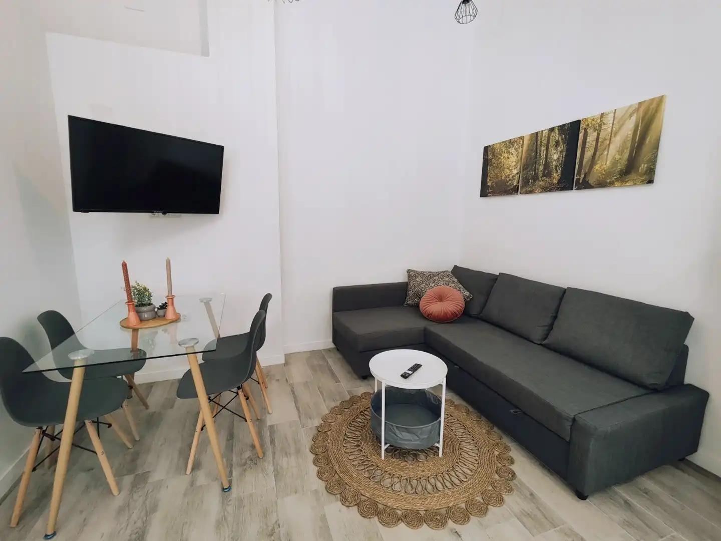 Wohnzimmer von Geschaftsraum zum Verkauf in Málaga mit Klimaanlage, Heizung und Möbliert