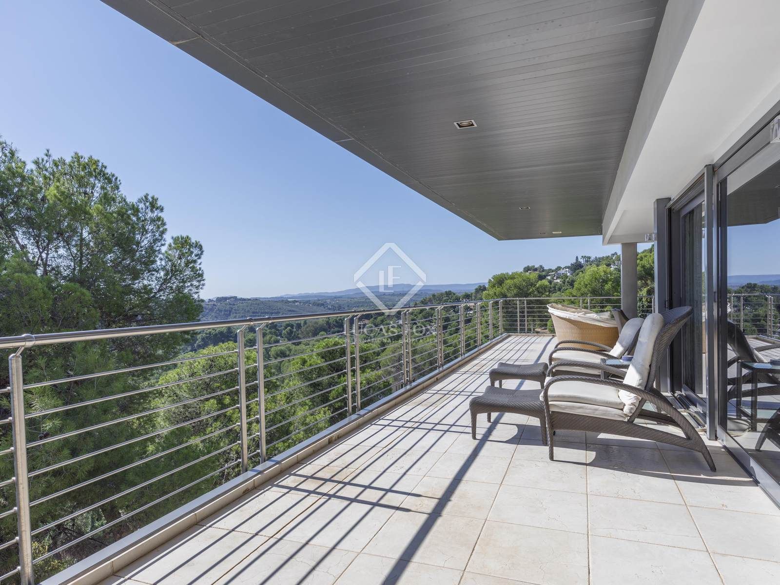 Terrassa de Casa o xalet en venda en Rocafort amb Aire condicionat, Calefacció i Jardí privat