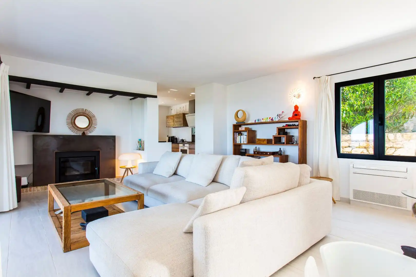 Sala de estar de Casa o chalet en venta en Dénia con Aire acondicionado, Calefacción y Jardín privado