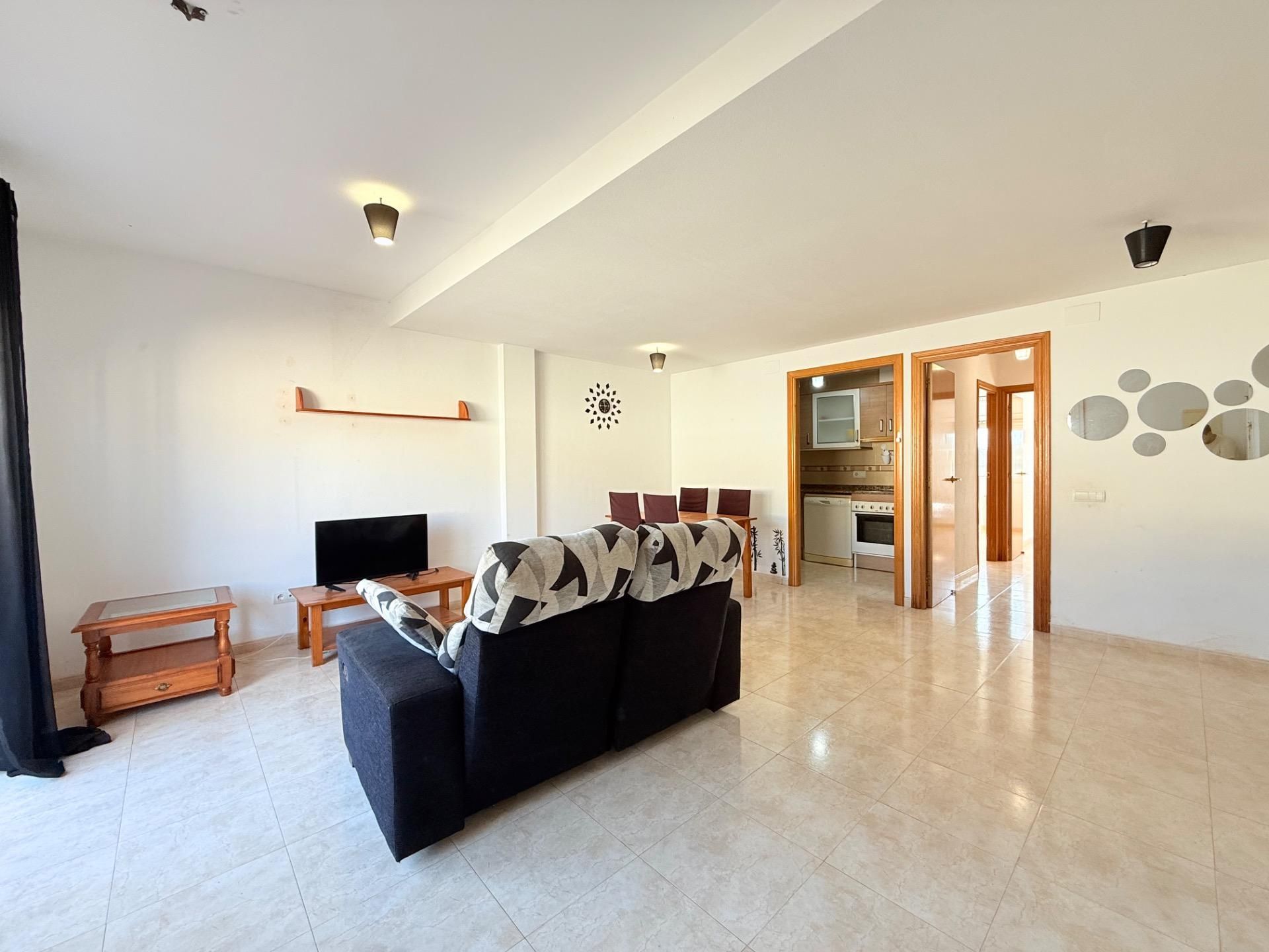 Living room of Flat for sale in Camarles  with Balcony