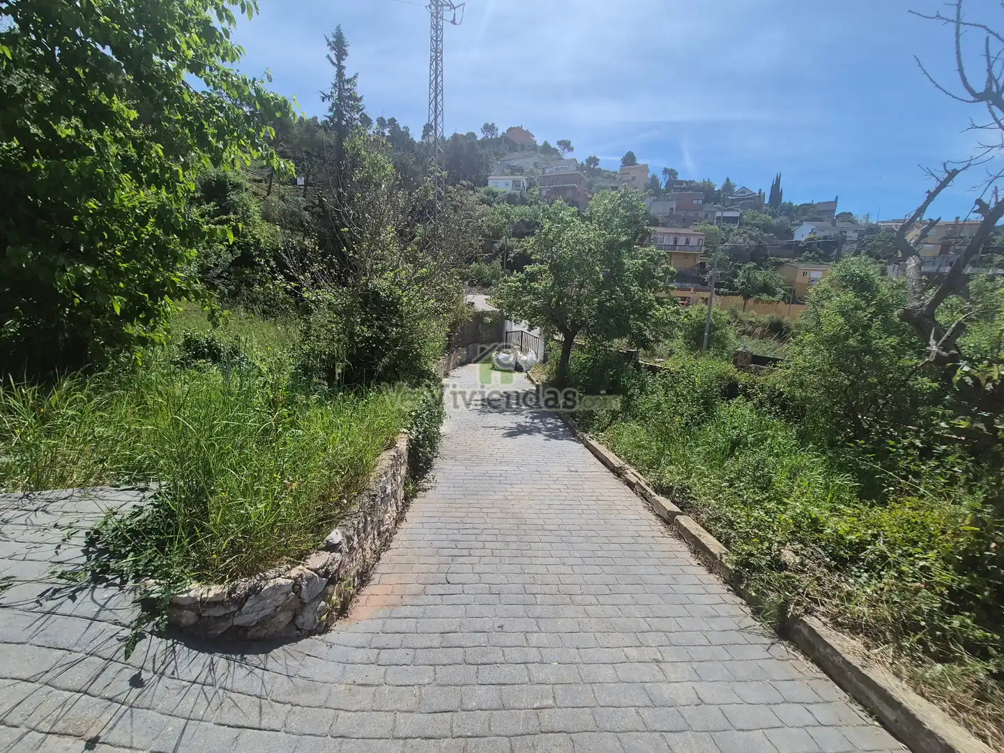 Vista exterior de Casa o chalet en venta en Vallirana con Jardín privado, Parquet y Terraza