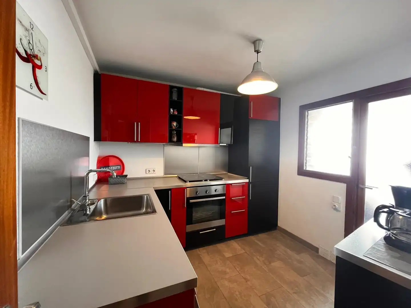 Kitchen of Flat for rent in  Palma de Mallorca  with Air Conditioner, Terrace and Furnished