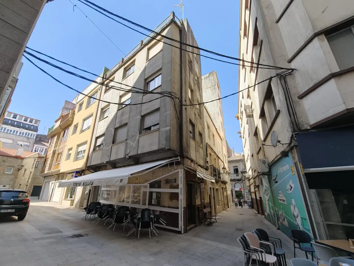 Vista exterior de Piso en venta en Ribeira con Terraza