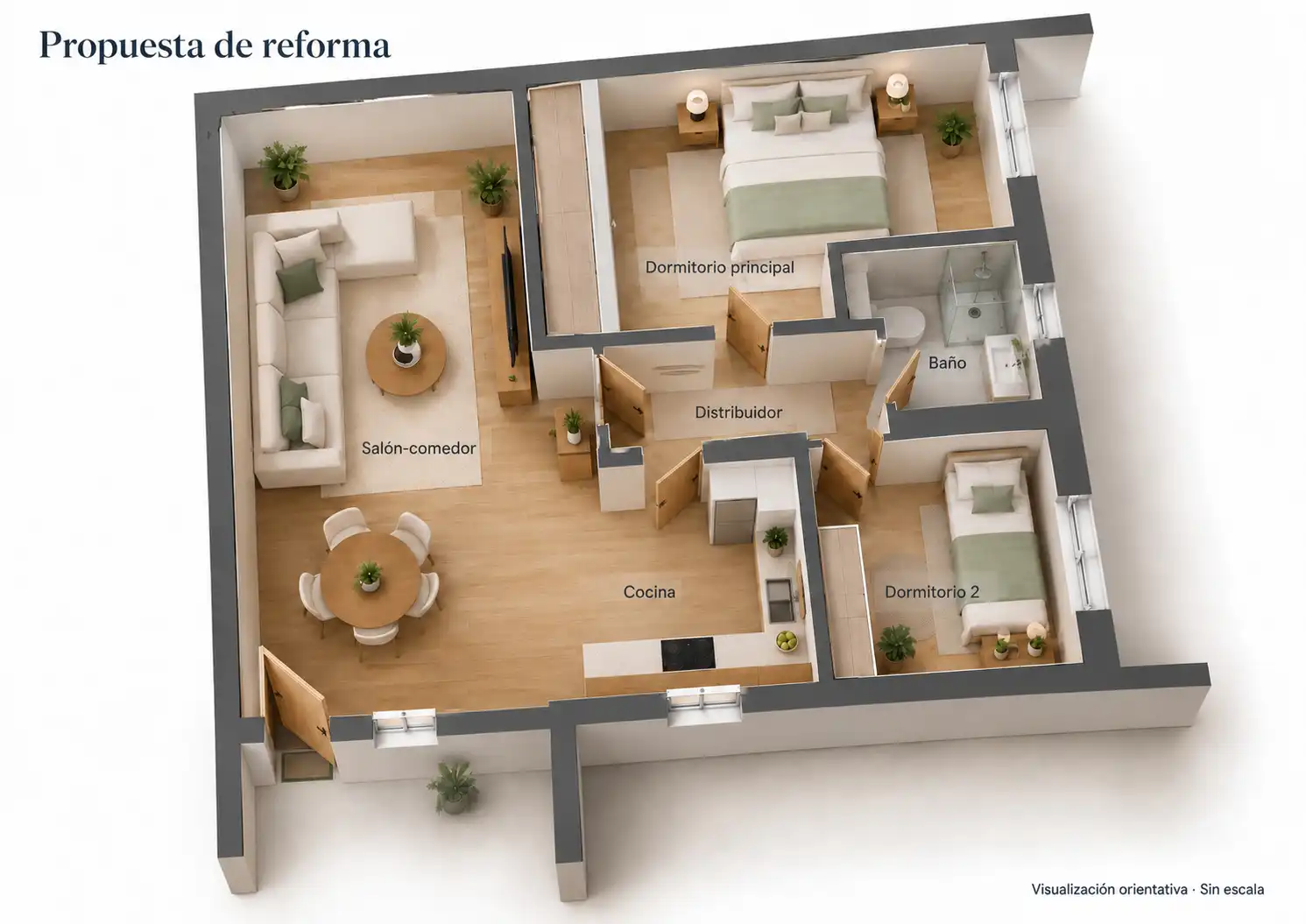 Habitación de Piso en venta en Arganzuela