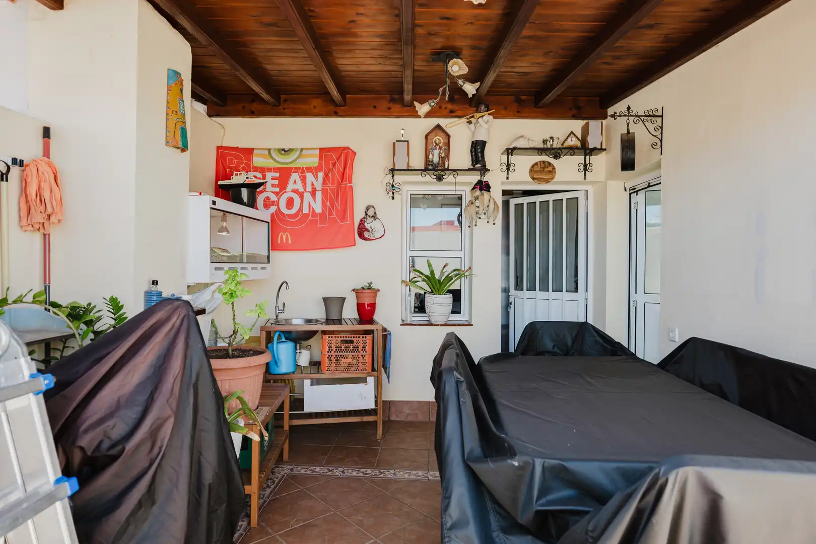 Terrassa de Casa o xalet en venda en Callejón del Castillo - El Calero - Las Huesas