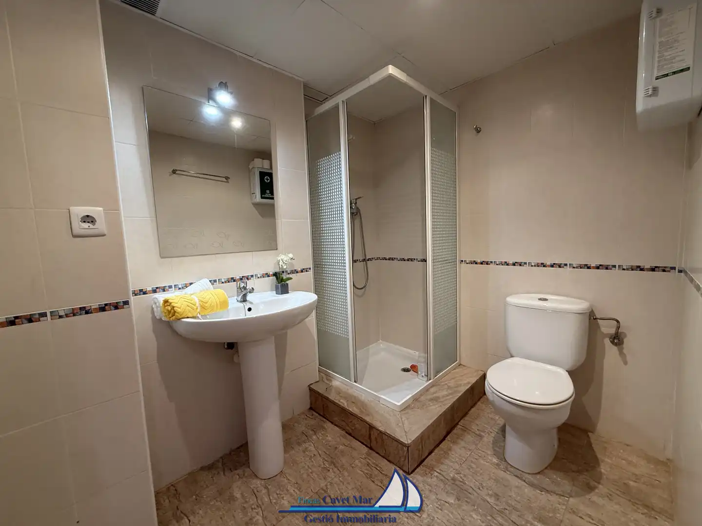 Bany de Apartament en venda en Cambrils amb Aire condicionat, Calefacció i Jardí privat