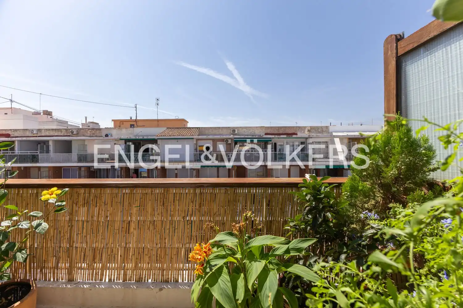 Terraza de Piso de alquiler en Cullera con Calefacción, Terraza y Amueblado
