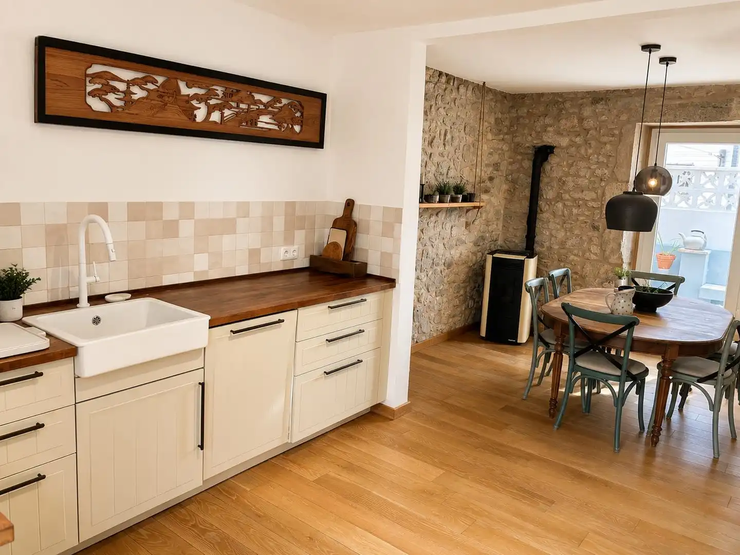 Kitchen of Houses for sale in Ribeira  with Furnished
