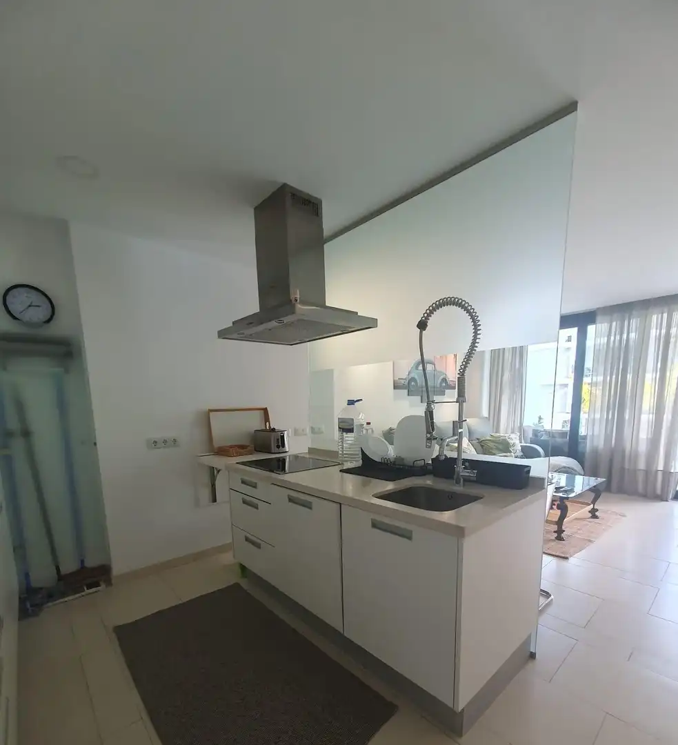 Cuina de Apartament de lloguer en Arona amb Aire condicionat, Terrassa i Moblat