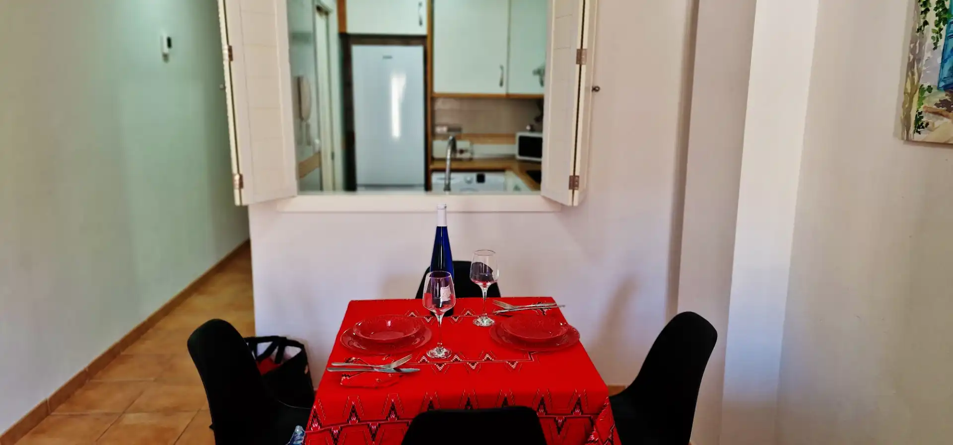 Esszimmer von Wohnungen zur Miete in Vélez de Benaudalla mit Klimaanlage, Heizung und Terrasse