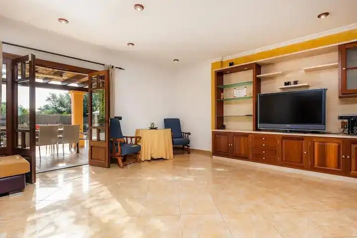 Sala d'estar de Casa adosada en venda en Manacor amb Aire condicionat, Calefacció i Jardí privat