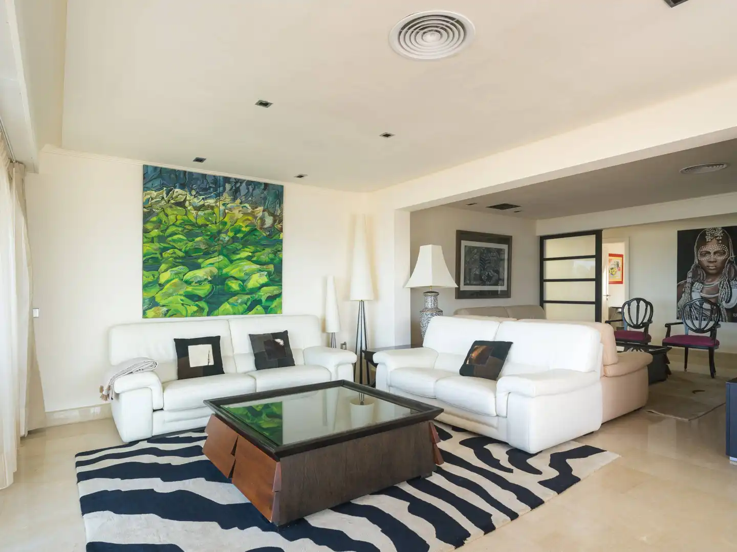 Sala de estar de Casa o chalet en venta en San Bartolomé de Tirajana con Aire acondicionado, Amueblado y Jacuzzi