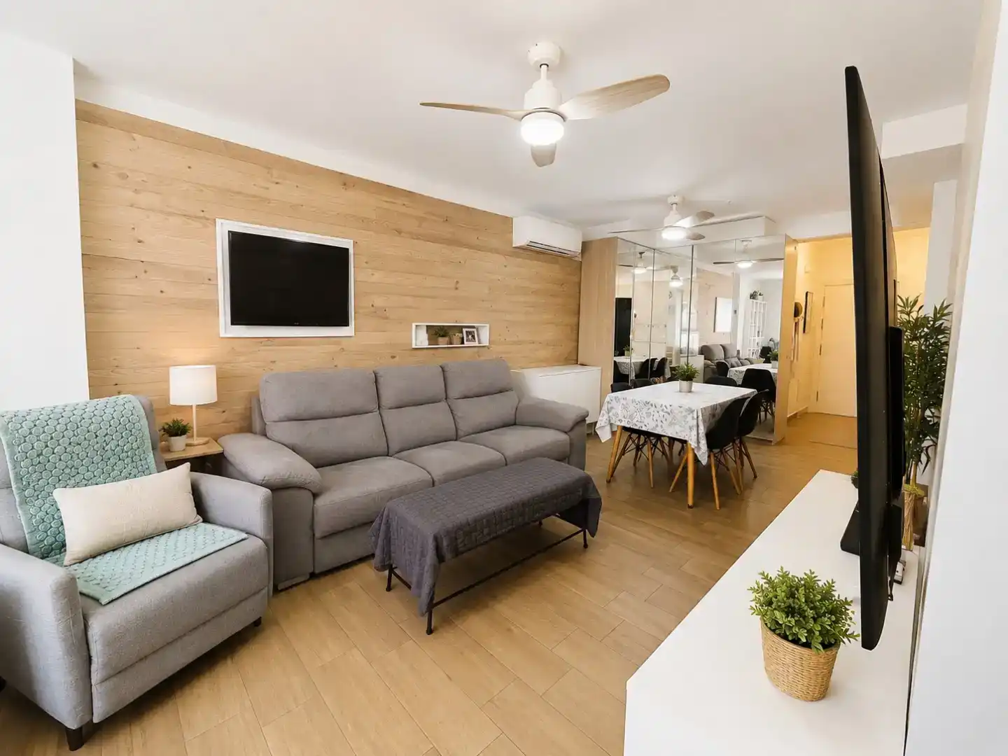 Sala de estar de Piso en venta en Teulada con Aire acondicionado y Amueblado