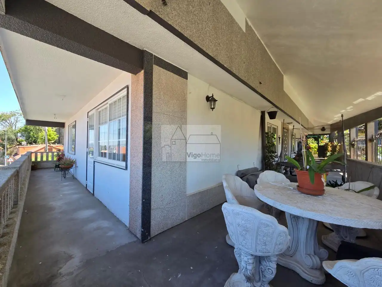 Terraza de Casa o chalet en venta en Vigo  con Calefacción y Jardín privado
