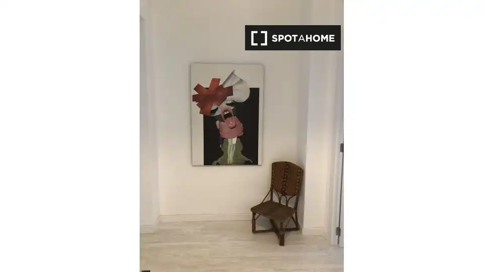 Habitación de Estudio para compartir en Valencia con Aire acondicionado, Calefacción y Terraza