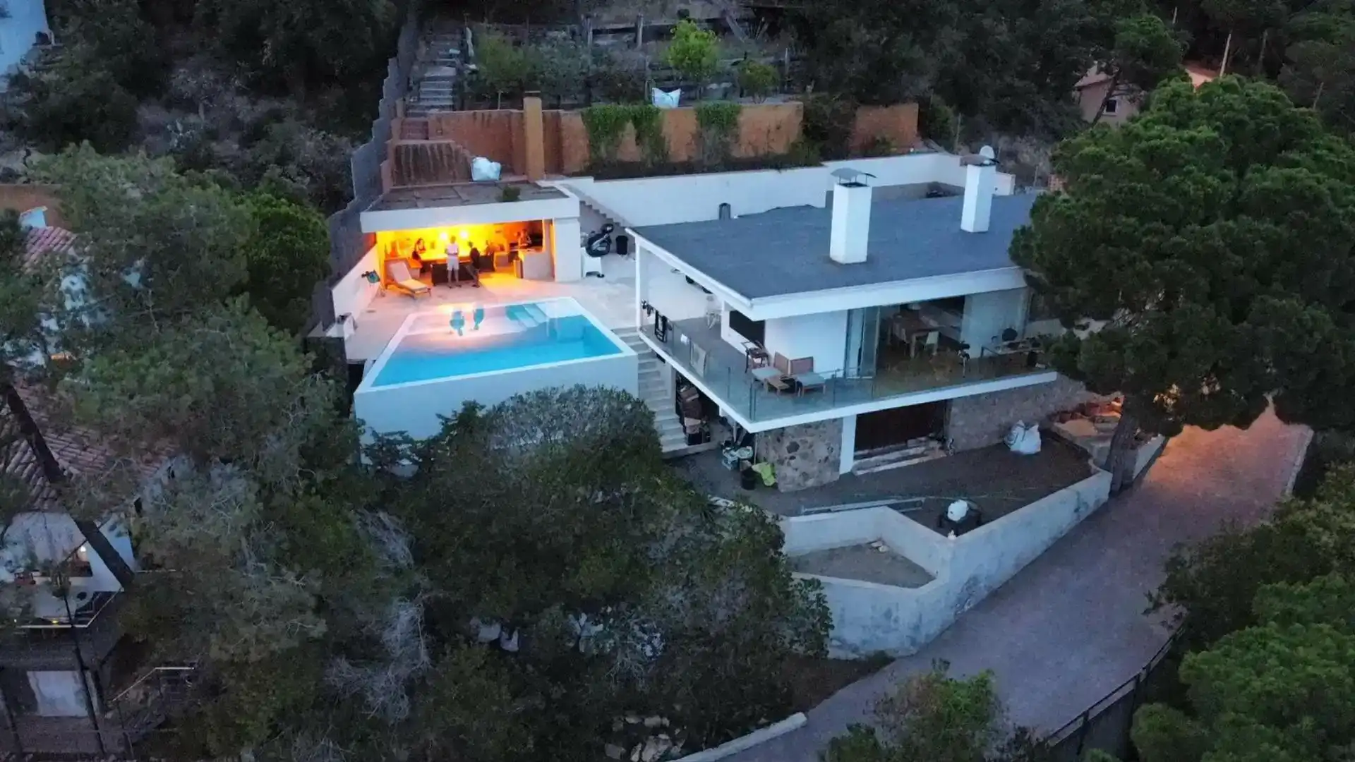 Vista exterior de Casa o chalet en venta en Lloret de Mar con Aire acondicionado, Piscina y Balcón