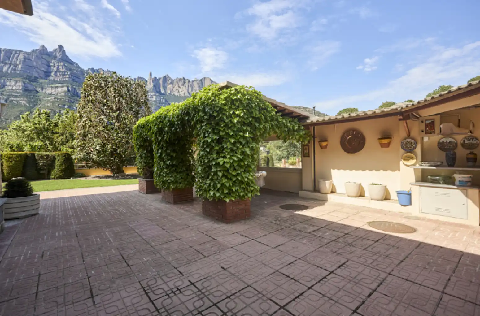 Terraza de Casa o chalet en venta en Monistrol de Montserrat con Aire acondicionado, Calefacción y Jardín privado