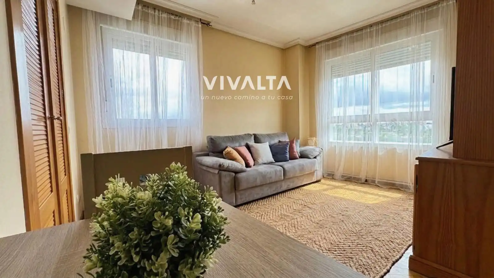 Sala de estar de Piso en venta en  Madrid Capital con Aire acondicionado, Calefacción y Trastero