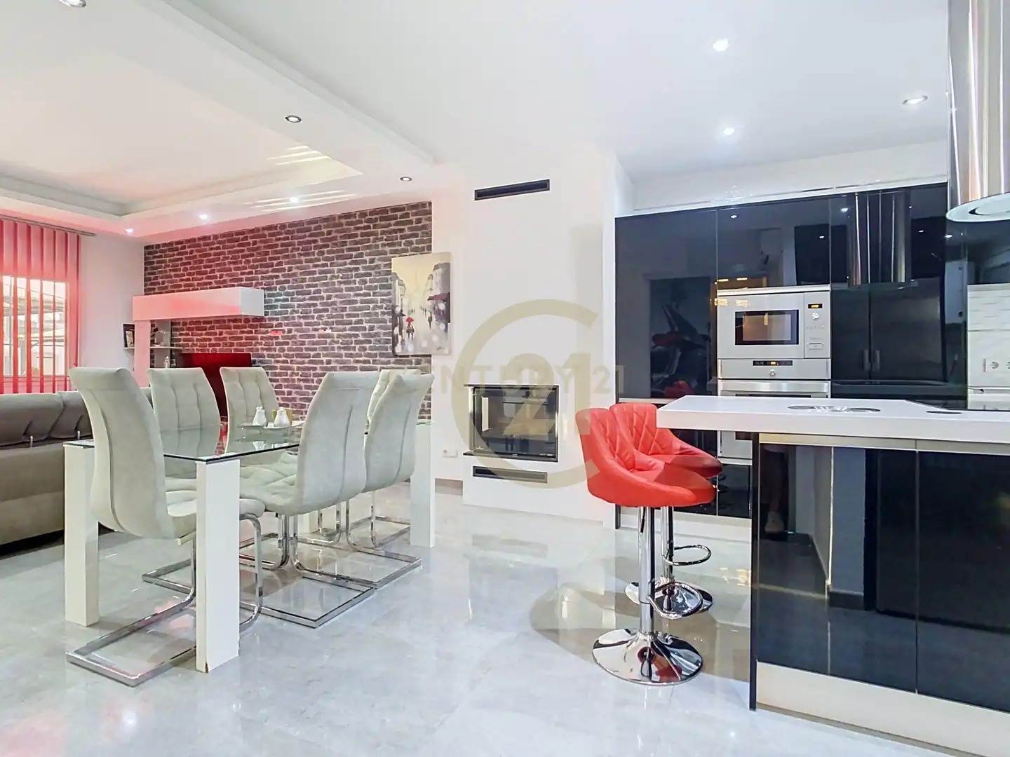 Cocina de Apartamento en venta en Álora con Aire acondicionado, Alarma y Piscina comunitaria