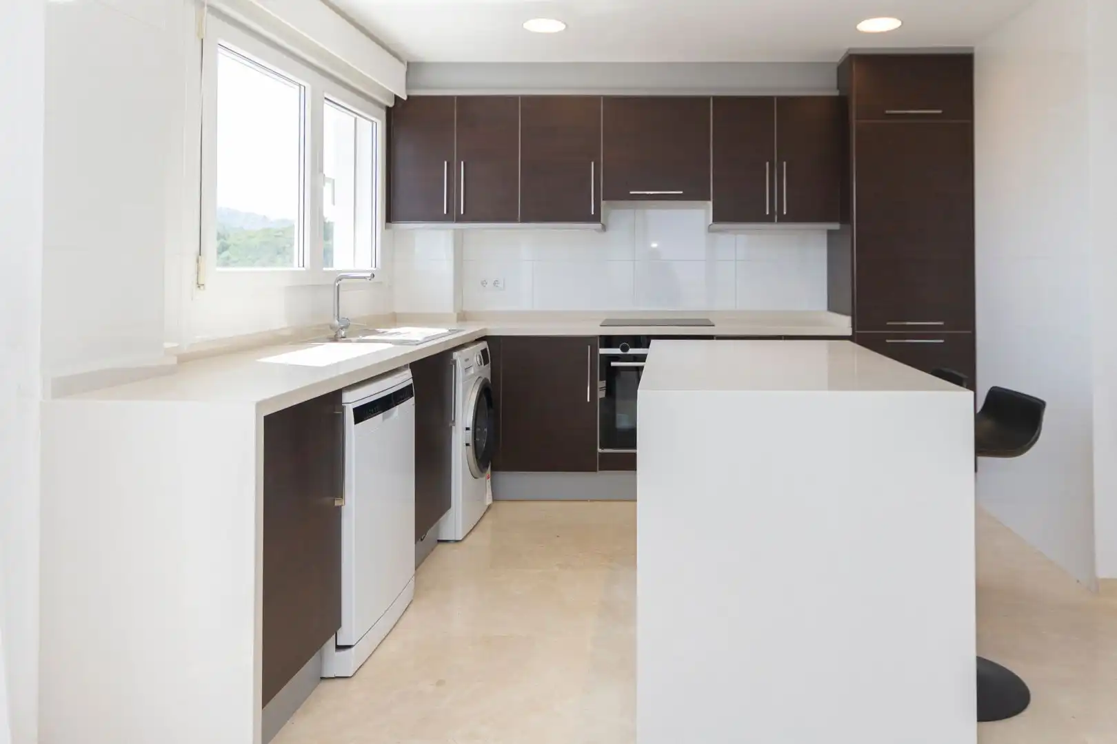 Cocina de Apartamento en venta en Pego con Aire acondicionado, Calefacción y Jardín privado