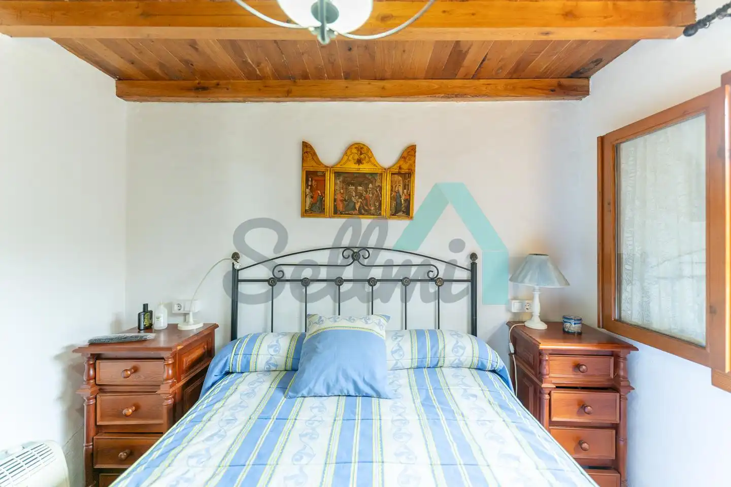 Bedroom of Houses for sale in Valdés - Luarca  with Private garden, Parquet flooring and Terrace