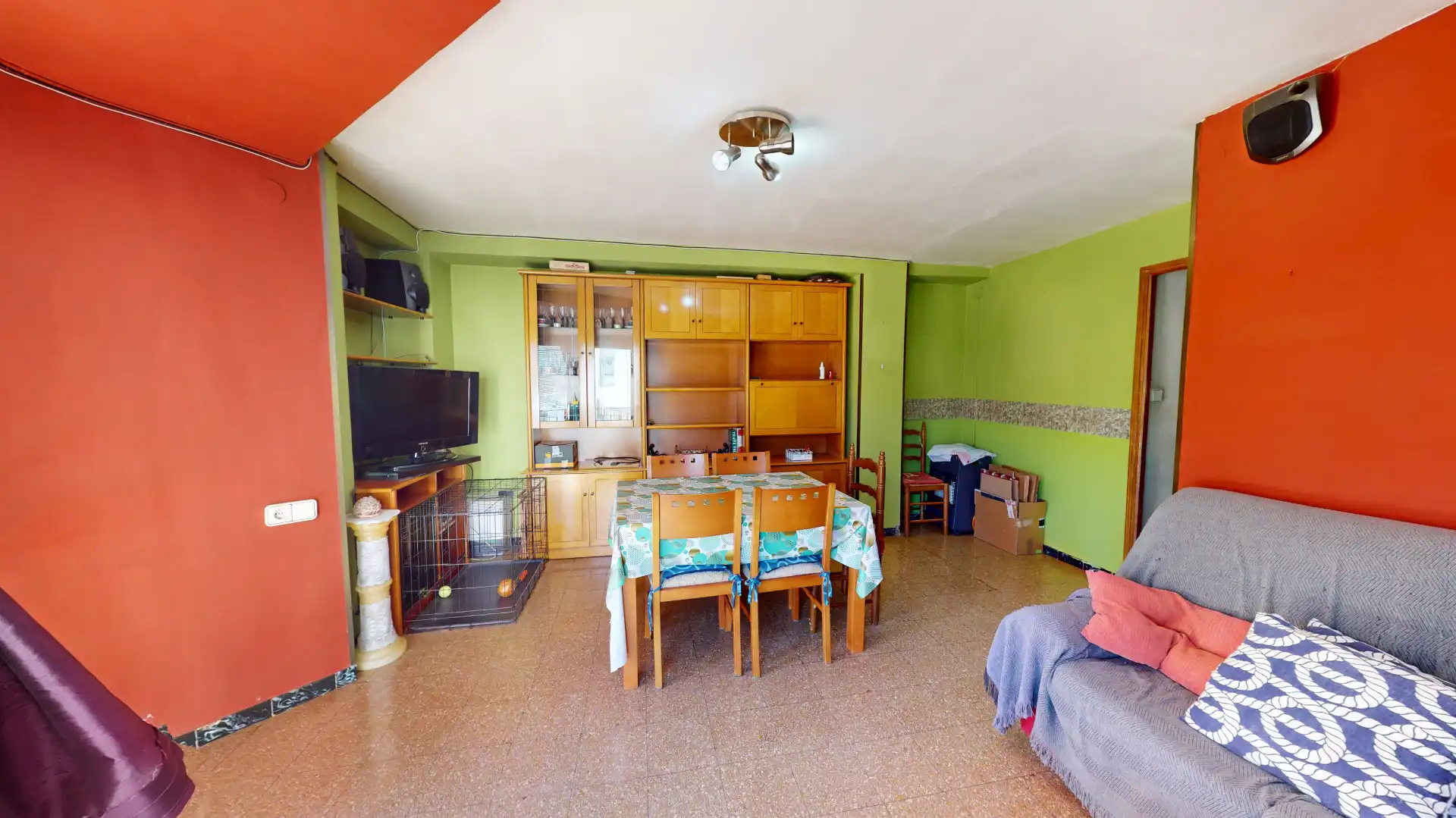 Sala de estar de Piso en venta en Alcoy / Alcoi con Trastero, Amueblado y Horno