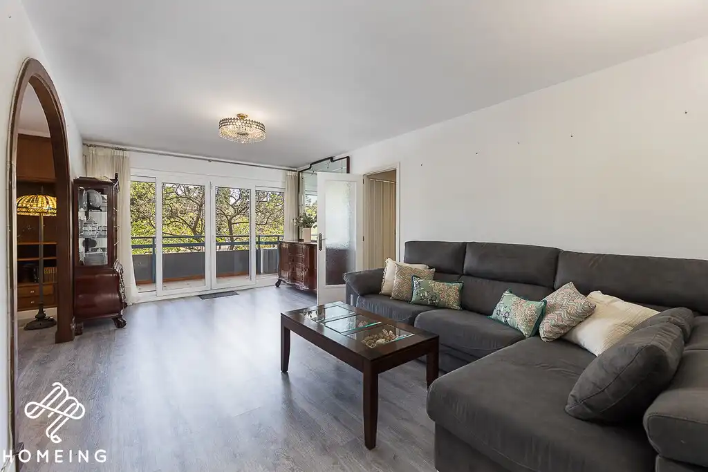 Sala d'estar de Pis en venda en  Palma de Mallorca amb Aire condicionat, Parquet i Terrassa