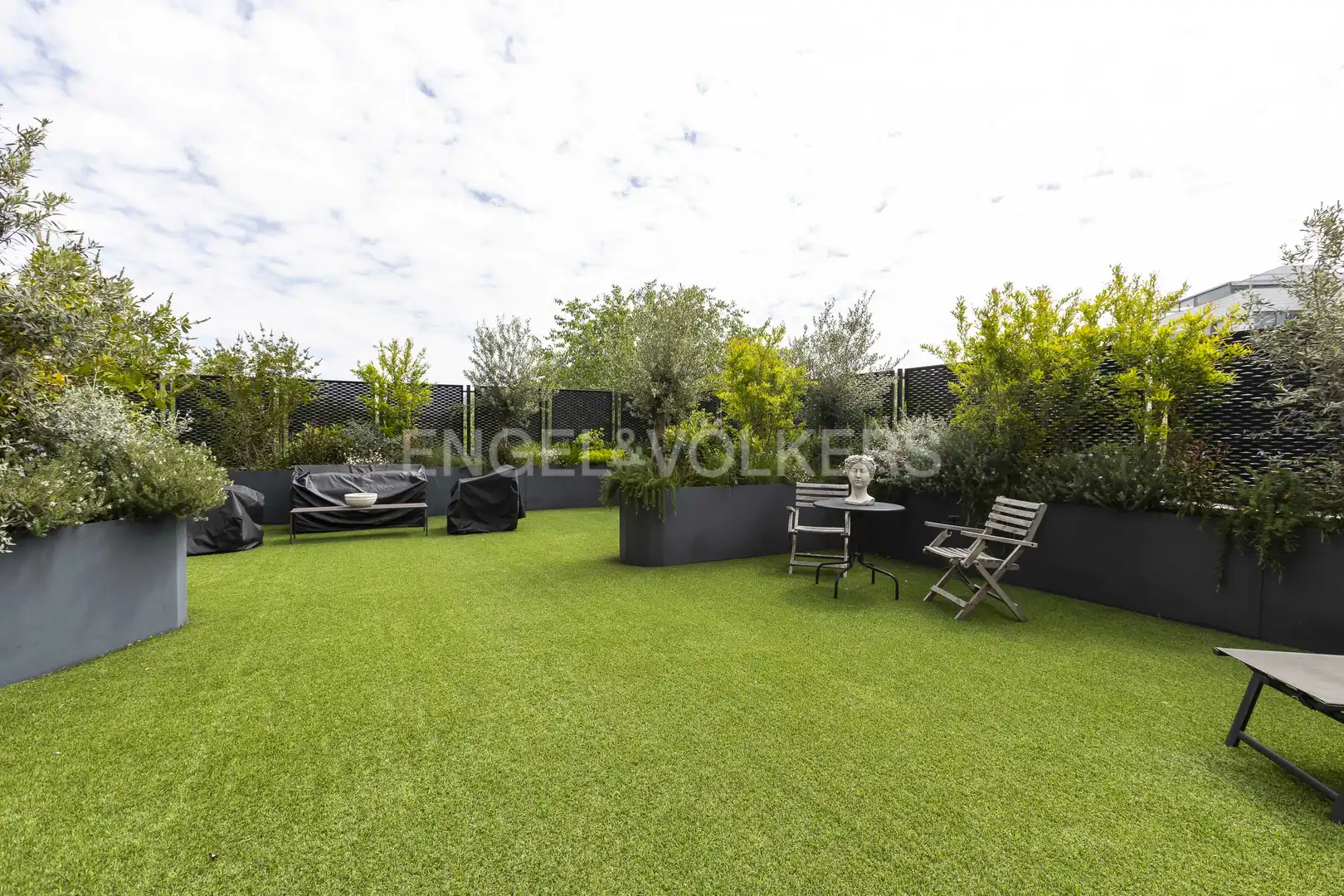 Terrace of Flat for rent in La Moraleja  with Air Conditioner, Heating and Private garden