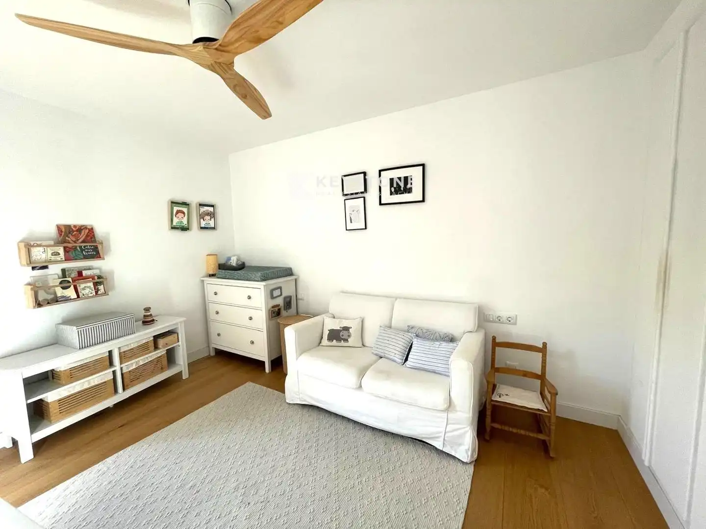 Sala d'estar de Pis de lloguer en  Palma de Mallorca amb Aire condicionat