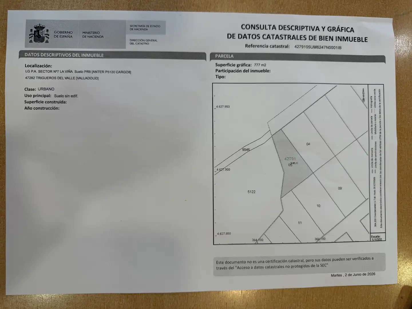 Terreny residencial en venda a Lugar la Viña 1, imagen 6
