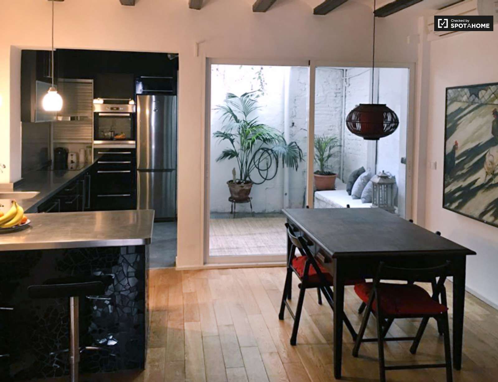 Cuina de Apartament per a compartir en  Valencia Capital amb Aire condicionat, Calefacció i Terrassa