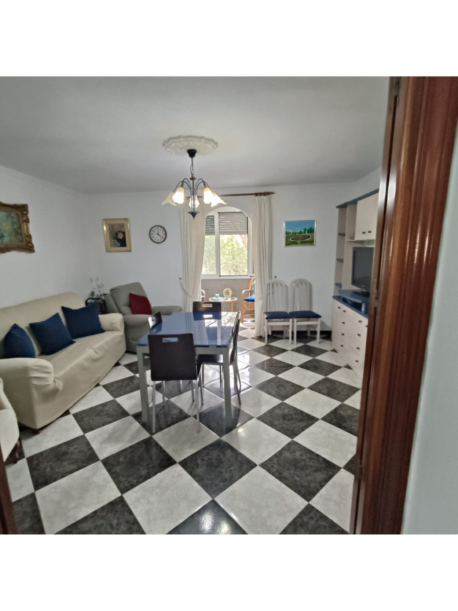 Sala de estar de Piso en venta en  Cádiz Capital con Terraza