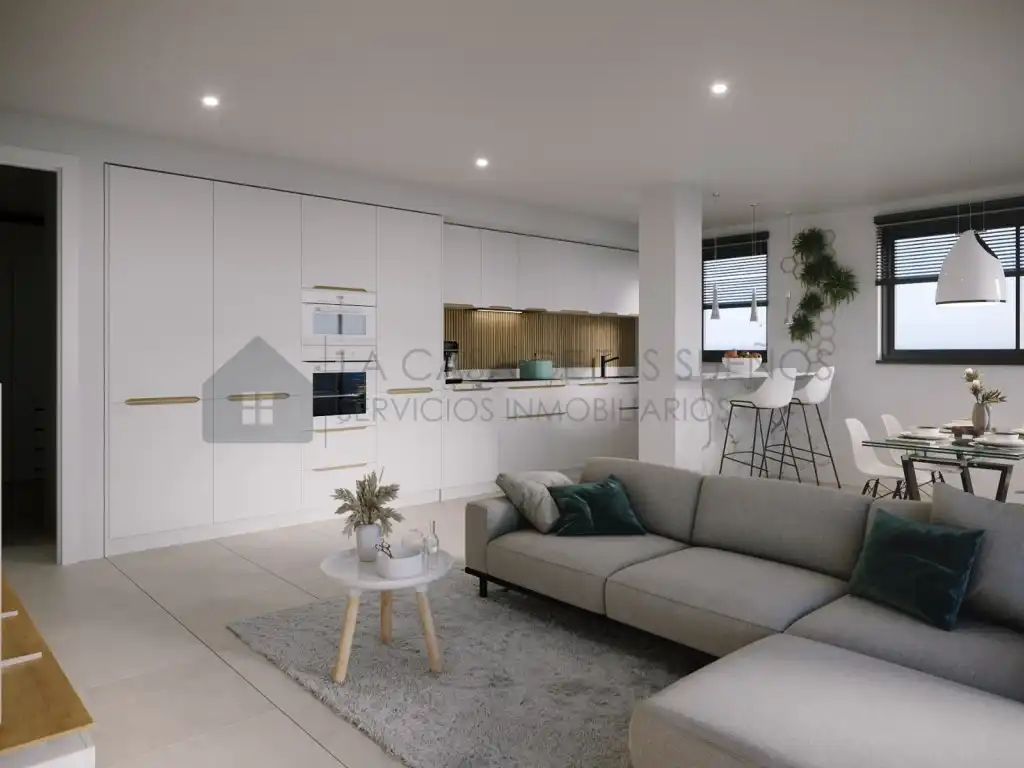 Sala d'estar de Apartament en venda en Santa Pola amb Jardí privat, Terrassa i Piscina