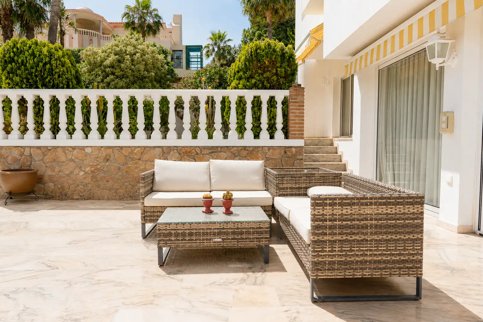 Terrace of Detached homes for sale in Benalmádena  with Air Conditioner, Private garden and Terrace