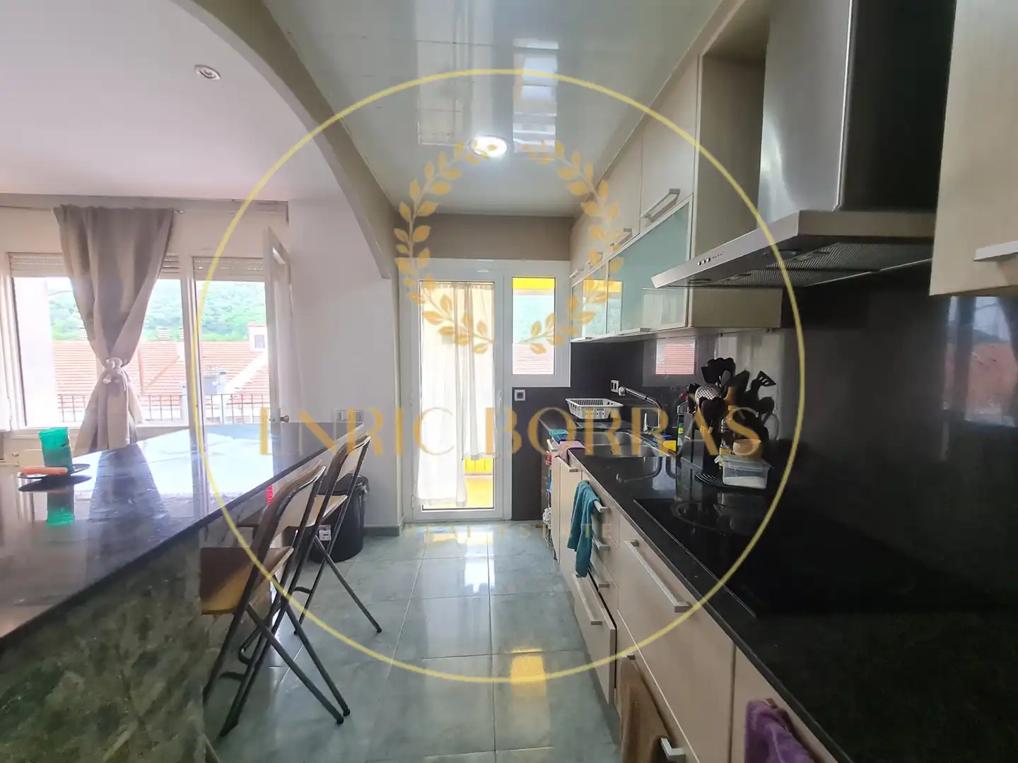 Cocina de Piso en venta en Puig-reig con Calefacción, Trastero y Amueblado