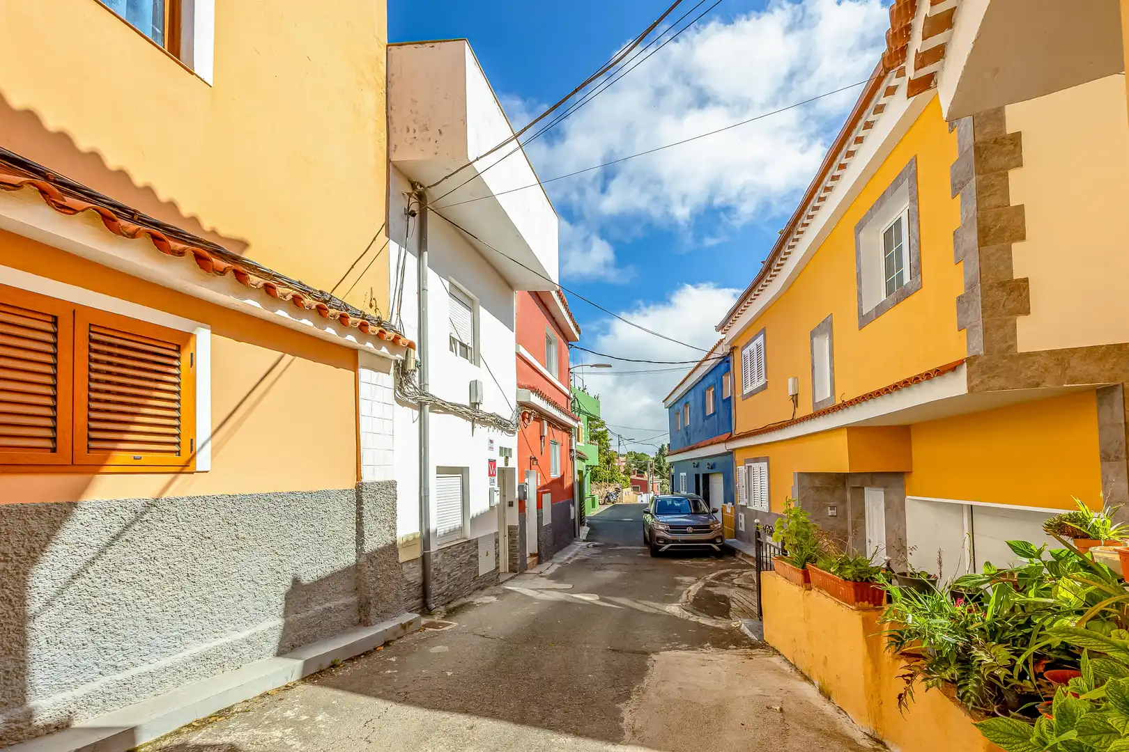 Exterior view of Houses for sale in Vega de San Mateo  with Private garden, Terrace and Furnished