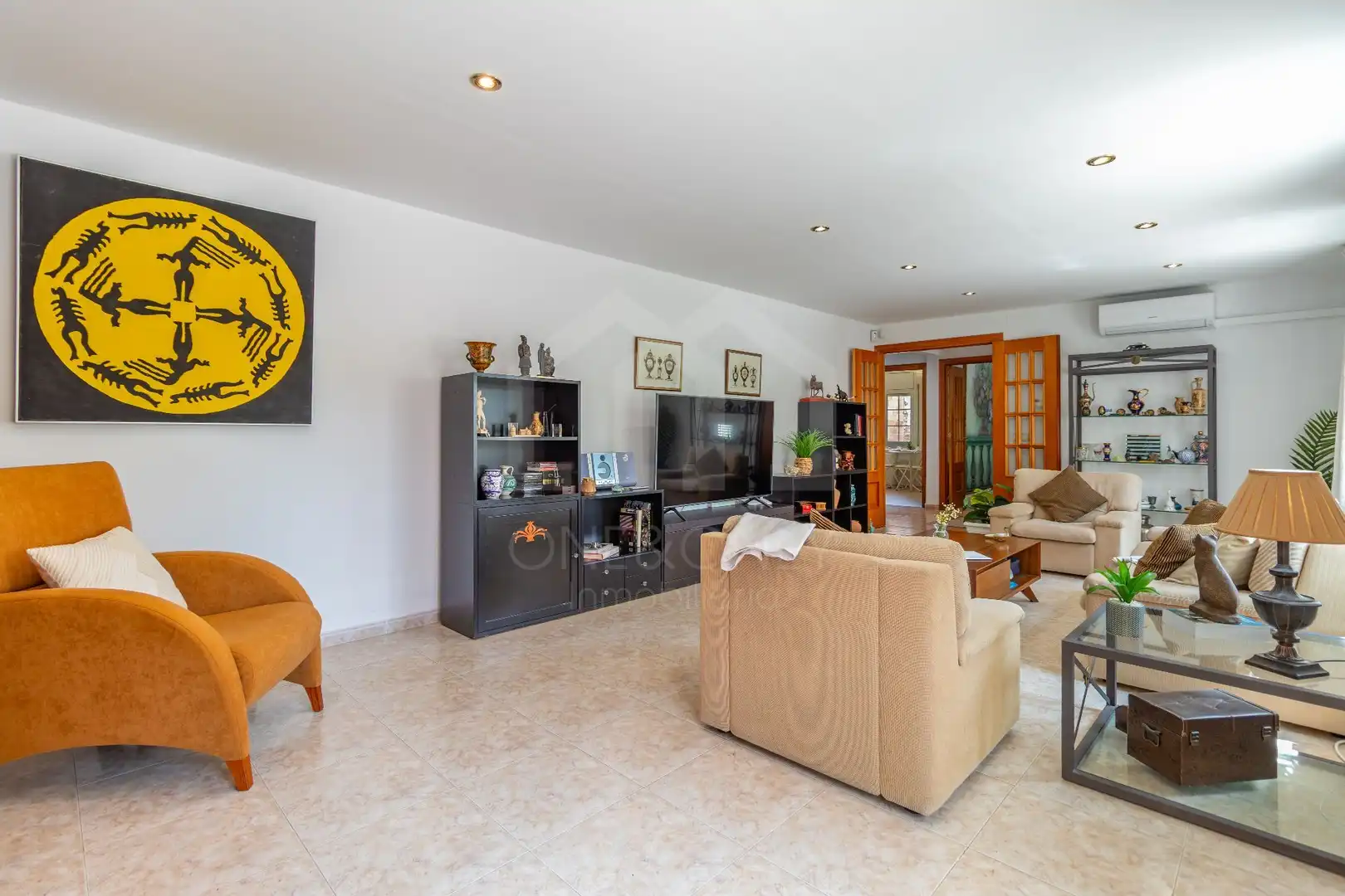 Living room of Houses for sale in Riudoms  with Air Conditioner, Heating and Private garden