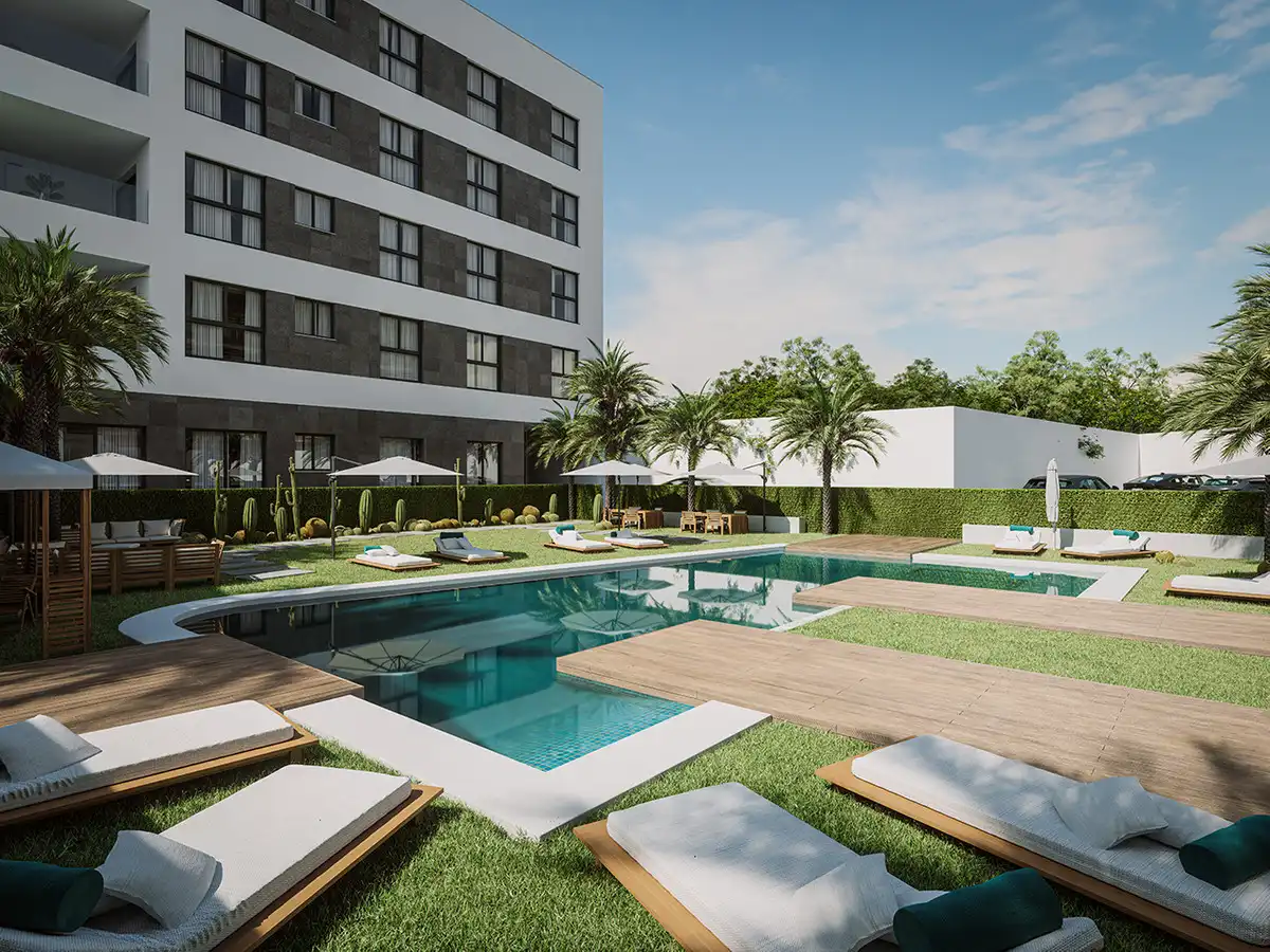 Piscina de Apartamento en venta en Guardamar del Segura