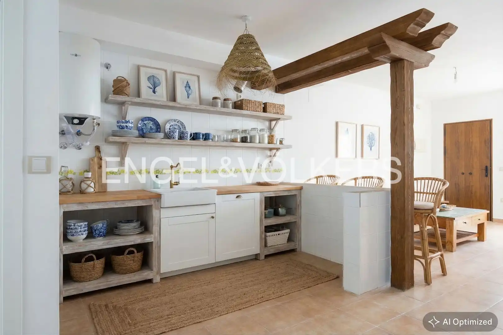 Cocina de Dúplex en venta en Chipiona con Aire acondicionado, Calefacción y Terraza
